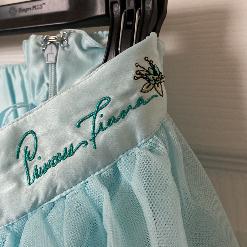 NWT Disney Parks Color Me Courtney PrincessTiana Tiered Ruffle Midi Skirt Sz 2X - Picture 2 of 8